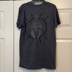 EUC. Kryptek tee shirt. Size: Men’s small. Blue w/black graphic. Spartan helmet